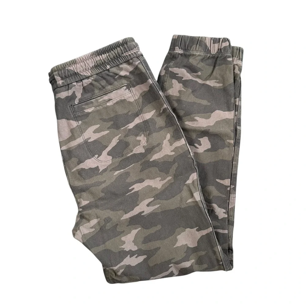 4/$20 Athleta Camo Farallon Jogger Pants Green Camo Drawstring Stretch Women’s 2 - Picture 5 of 7